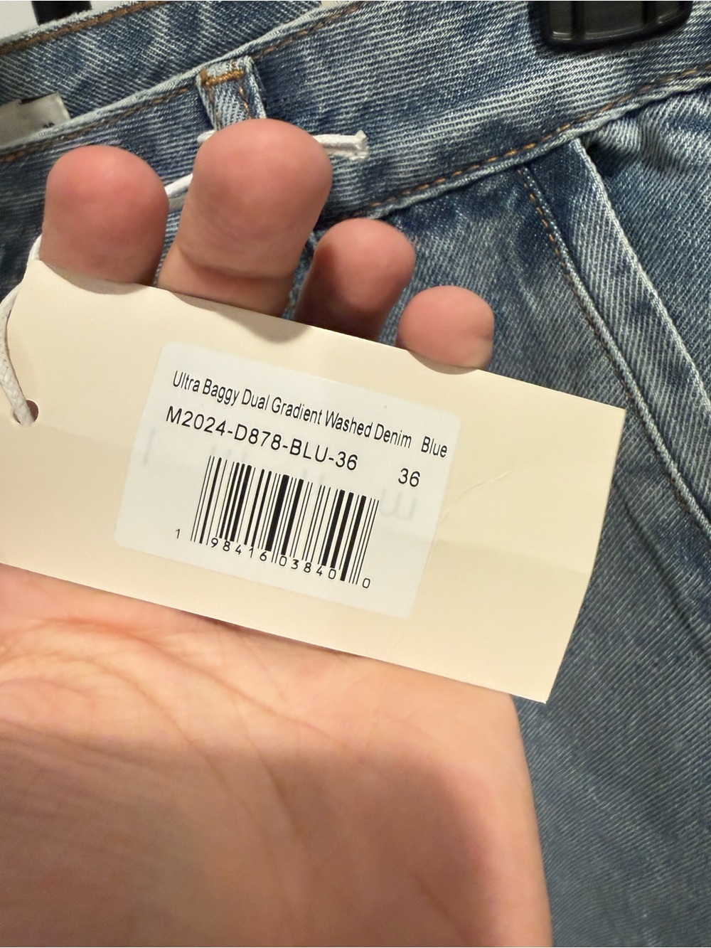 MNML Dual Gradient Washed Denim - Picture 6 of 6